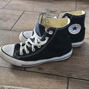 Converse Black and White High-Tops